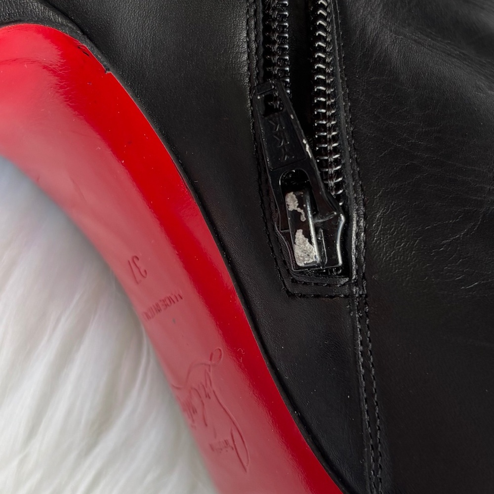 Christian Louboutin Kate Botta 85 mm Boots Black 37 - Picture 11 of 16